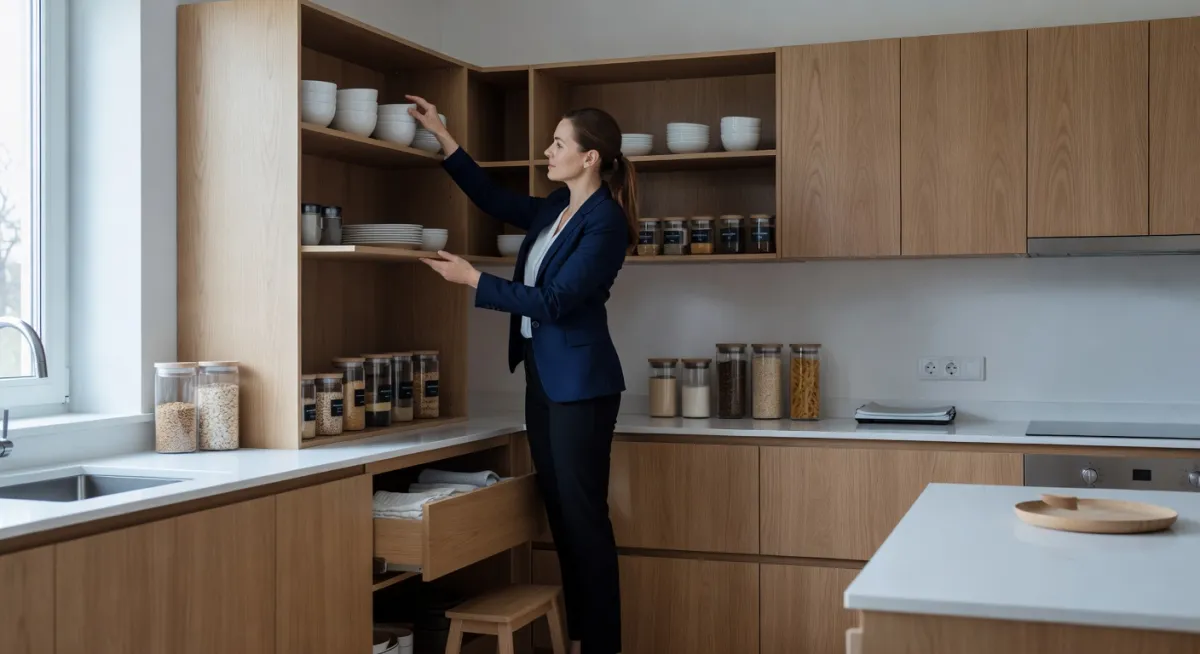 Cabinet Organization for Pots and Pans in Luxury Kitchens