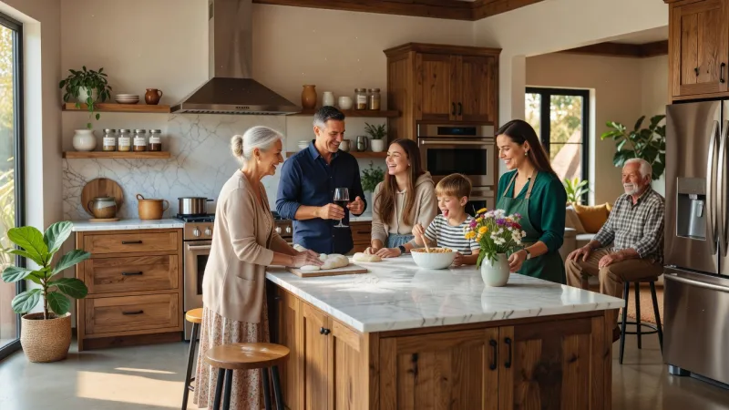 Open Concept Kitchen to Living Room Ideas for Luxury Kitchens